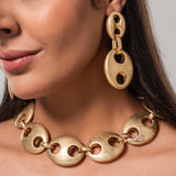 18 kt gold plating , anti tarnish , light weight , necklace
