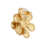 Floral Gold Flower Earrings