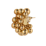 Bobbles Gold plated Earrings