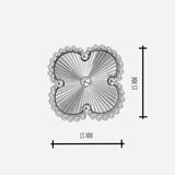 Van Cleef Single Clover Studs