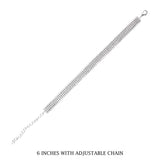 Celestia Crystal Row Bracelet