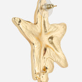 Starfish Gold plated Earrings