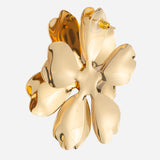 Floral Gold plated Earrings