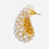 Shell Pearl Drop Gold plated Earrings