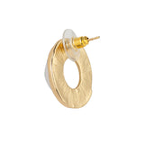 Pearl Gold plated Stud Earrings