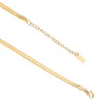Gold Plated White Pearl Necklace with Adjustable Chain