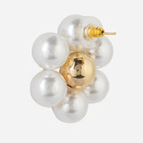 18 kt gold plating , anti tarnish , light weight , shell pearl