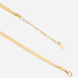 Gold Plated White Pearl Necklace with Adjustable Chain