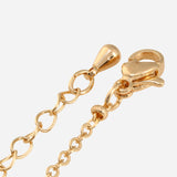 Gold Clover Crystal Bracelet