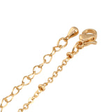 Gold Dual Heart Charm Bracelet