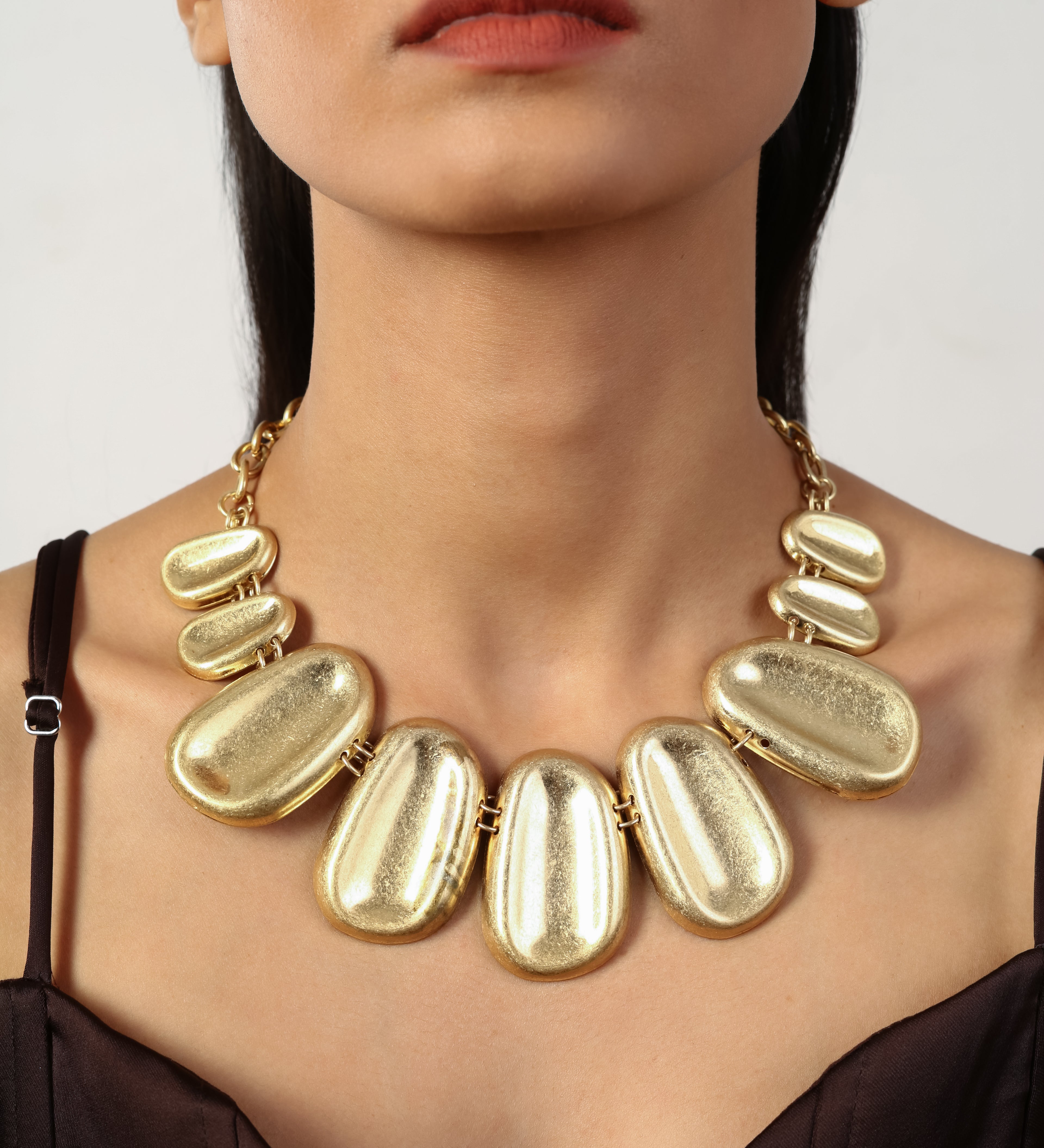 Mermaid Gold Plated Antitarnish Necklace With Adjustable Chain