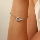 Silver Timeless Crystal Bracelet