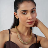 Gold Twiz  Antitarnish Necklace
