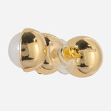Pearl and Gold plated Earrings