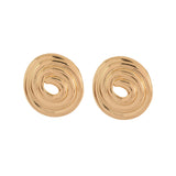 Gold plated Coil Earrings