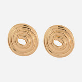 Gold plated Coil Earrings