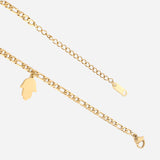 Evil eye and Hamsa Hand necklace