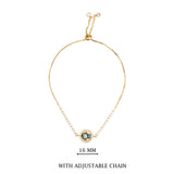 Gold Iridescent Hamsa Bracelet