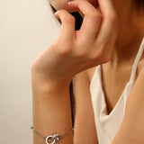 Silver Timeless Crystal Bracelet