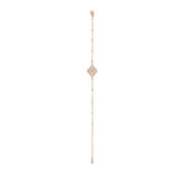 Gold Clover Crystal Bracelet