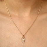 Gold Giraffe Pendant Necklace