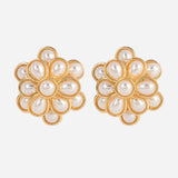 Floral Gold Flower Earrings