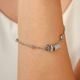 Silver Timeless Orbit Bracelet