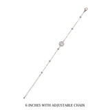Silver Luna Crystal Bracelet