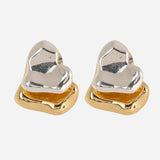 18k Gold plated White Earrings
