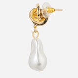 18 kt gold plating , anti tarnish , light weight , shell pearl
