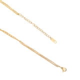 Evil Eye Gold Plated Pendant Chain Necklace