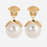 18 kt gold plating , anti tarnish , light weight , shell pearl