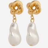 18 kt gold plating , anti tarnish , light weight , shell pearl