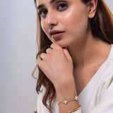 Gold Cartier Nail Bracelet