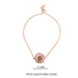 Rose Gold EVil Eye Bracelet