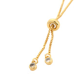 Gold Crystal Cosmic Evil Eye Bracelet