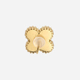 Red Onyx Clover Studs Earrings