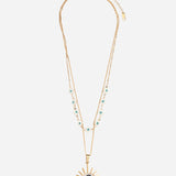 Evil Eye Gold Plated Pendant Chain Necklace