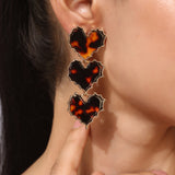 Heart Shape Gold Plated Earrings