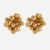 Bobbles Gold plated Earrings