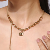 Gold Plated Pendant Necklace