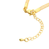 Gold Blue Gaze Bracelet