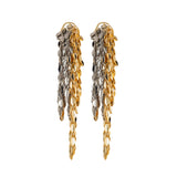 Silver & Gold plated Long Earrings