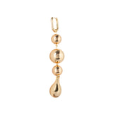 18k Gold Plated Bauble Long Earrings
