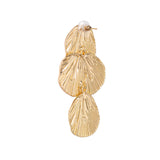 Layered Floral Gold plated Earrings