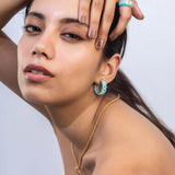 Evil Eye Combo Of Pendant, Ring and Earrings Set for Women