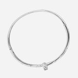 Silver Cartier Nail Bracelet