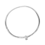 Silver Cartier Nail Bracelet