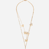 Butterfly Gold Plated Pendant Chain