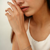 Silver Clover Bracelet